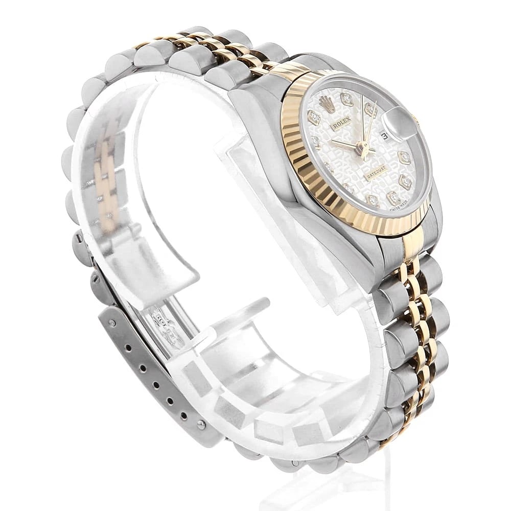 ROLEX DATEJUST DIAMOND SILVER - 3