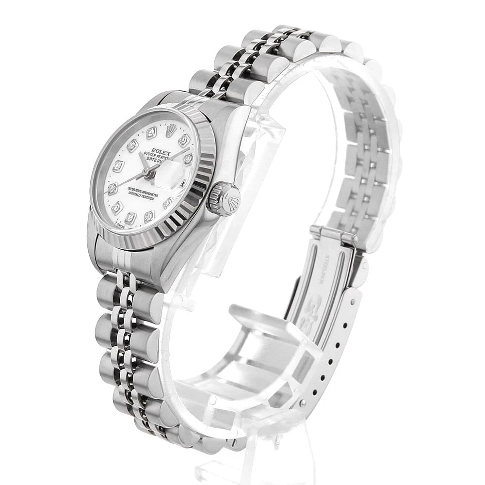 ROLEX DATEJUST DIAMOND WHITE - 2