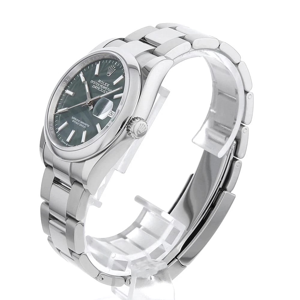 ROLEX DATEJUST OLIVE GREEN - 2