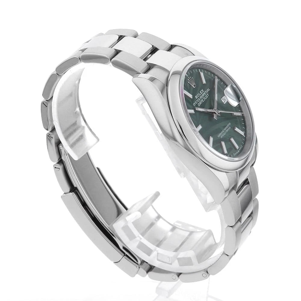 ROLEX DATEJUST OLIVE GREEN - 3
