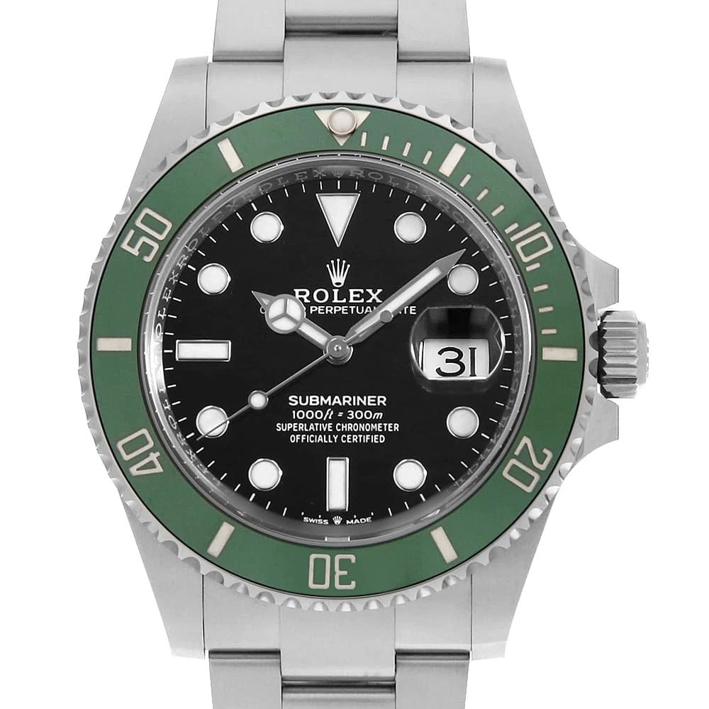 ROLEX SUBMARINER BLACK: ROLEX SUBMARINER black Brand: ROLEX Type: Wrist watch Material: Band MaterialStainless Steel, Case MaterialStainless Steel Color: Black Size: Case:W41mm Circumference of Wrist:20.5cm Accessories:
