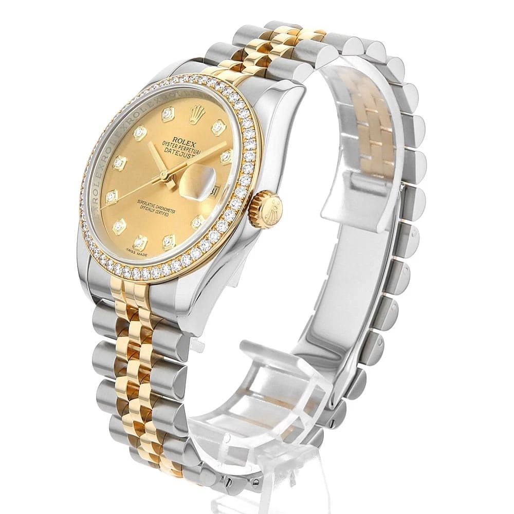 ROLEX DATEJUST BEZEL DIAMOND - 2