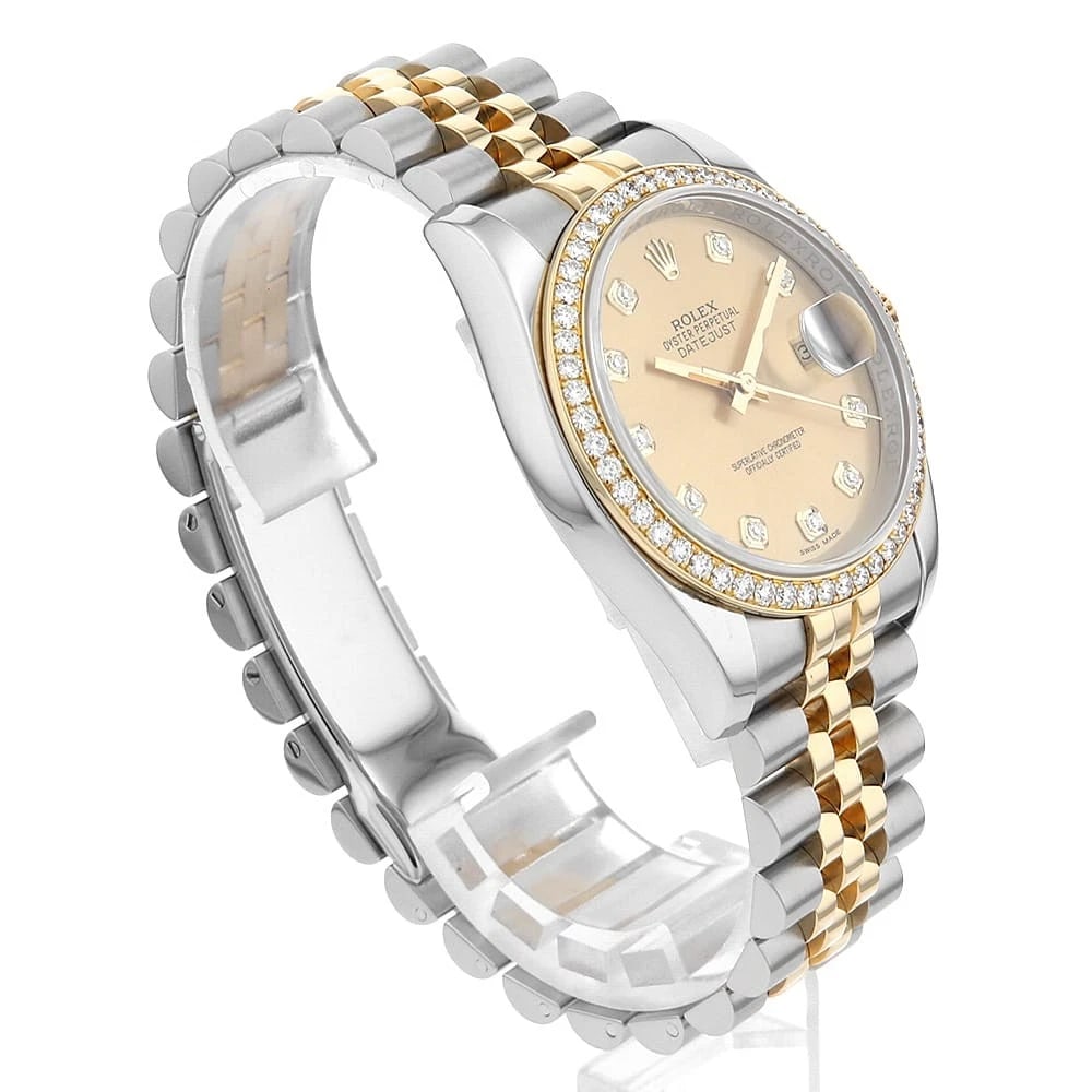 ROLEX DATEJUST BEZEL DIAMOND - 3