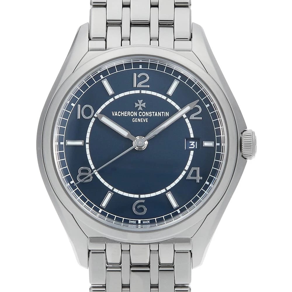 VACHERON CONSTANTIN: VACHERON CONSTANTIN Brand: VACHERON CONSTANTIN Type: Wrist watch Material: Band MaterialStainless Steel, Case MaterialStainless Steel Color: Blue Size: Case:W40mm Circumference of Wrist:19.5cm