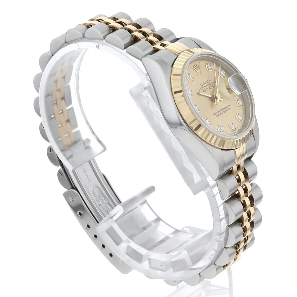 ROLEX DATEJUST DIAMOND CHAMPAGNE - 3