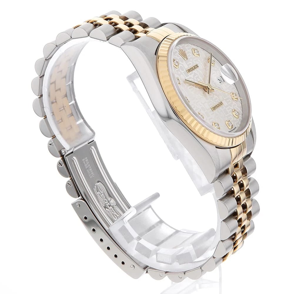 ROLEX DATEJUST DIAMOND SILVER - 3