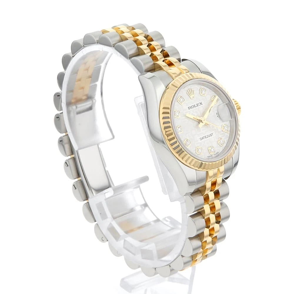 ROLEX DATEJUST DIAMOND SILVER - 3