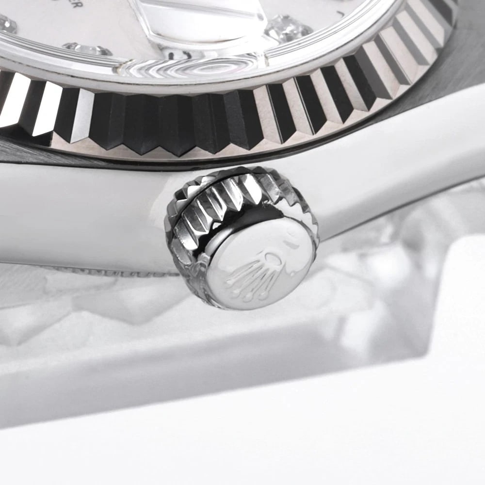 ROLEX DATEJUST DIAMOND SILVER - 5