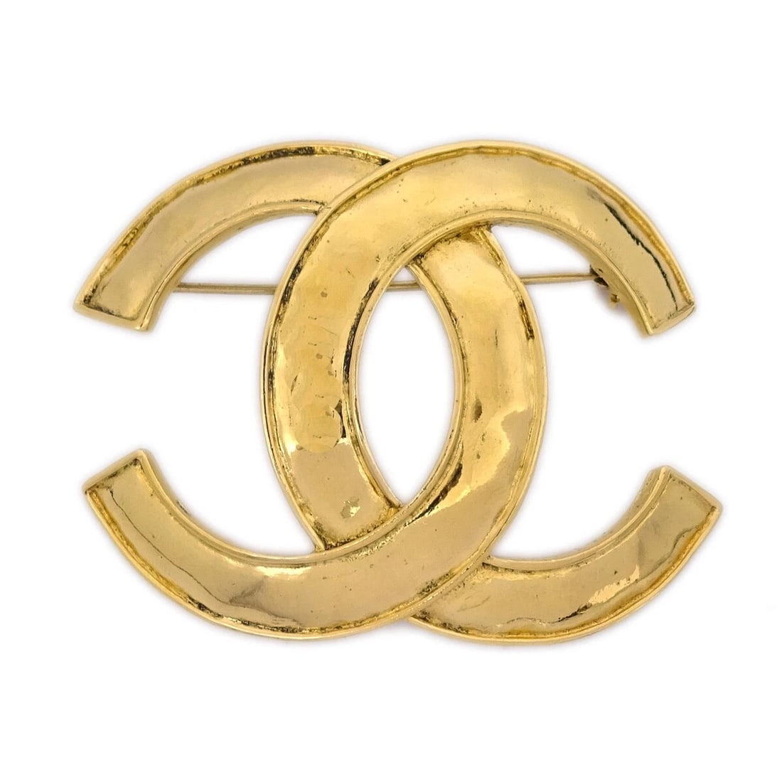 CHANEL BROOCH PIN GOLD: Chanel Brooch Pin Gold Brand: CHANEL Type/Style: Brooch Material: Gold-plated, Color: Gold Size: W 6.5 x H 5.0 cm Accessories: None Accessories Notice: When purchasing pre-owned goods, please
