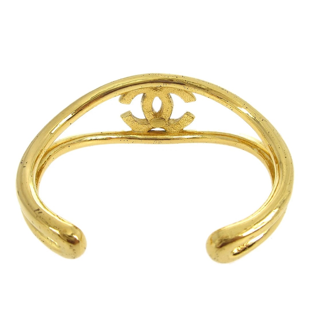 CHANEL GOLD BRACELET BANGLE - 3