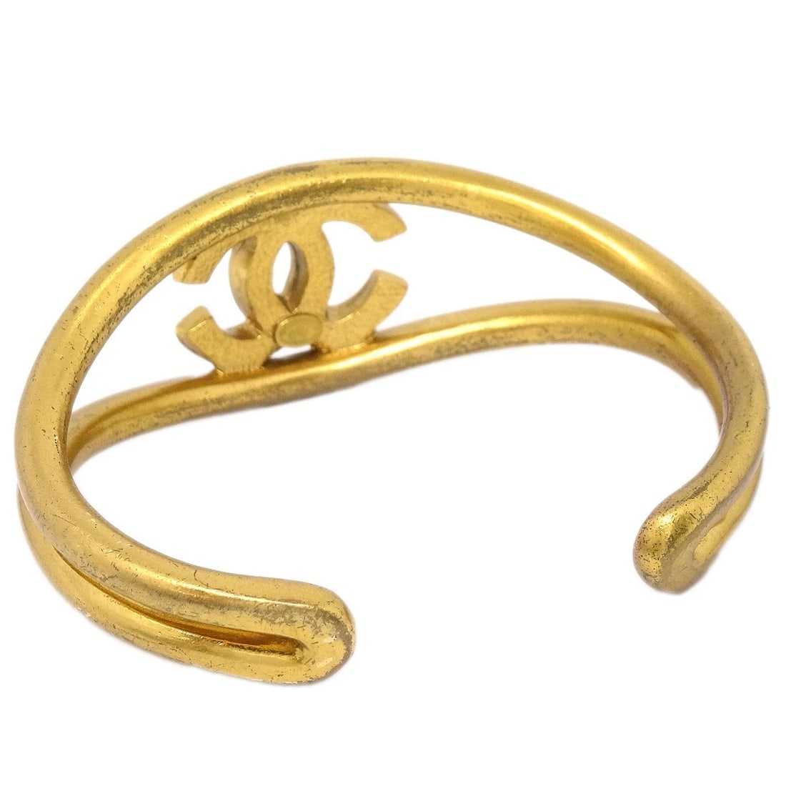 CHANEL GOLD BRACELET BANGLE - 2