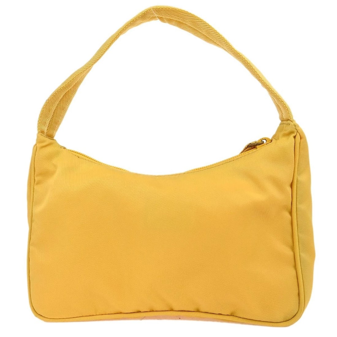 PRADA YELLOW NYLON HANDBAG - 2