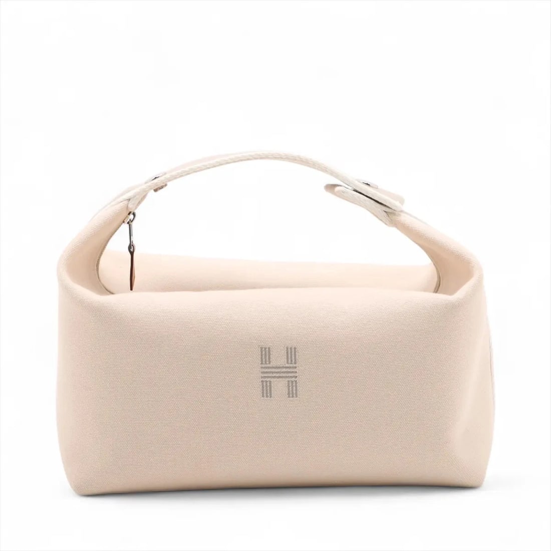 Hermes BRID A BLACK GM CANVAS BEIGE SILVER: Hermes Brid A Black GM canvas Beige Silver Brand: Hermes Type: Hand bag Material: canvas Color: Beige Size: Height:6.7inch Length:9.6inch Depth:5.9inch Handle height:2.6inch Accessories: None