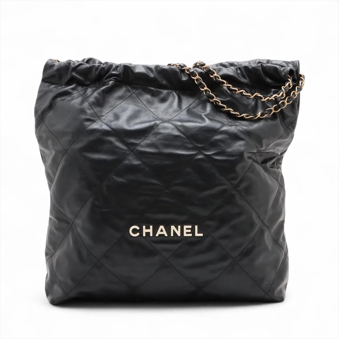 CHANEL 22 SHINY CALFSKIN CHAIN SHOULDER BAG (1 of 6)
