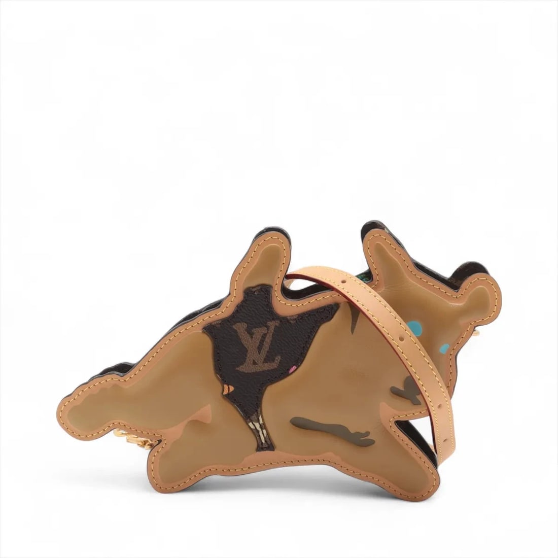 LOUIS VUITTON MONOGRAM CRAGGY DOG ONSTRAP: Louis Vuitton monogram craggy dog Onstrap Brand: Louis Vuitton Type: Shoulder bag Material: None Color: Brown Size: Height:4.9inch Length:9.1inch Depth:1.6inch Shoulder height:19.3inch Accessorie