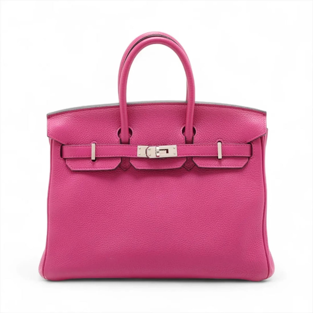 Hermes BIRKIN 25 LE TOURNAY TOGO ROSE PURPLE SILVER: Hermes Birkin 25 Le Tournay Togo Rose Purple Silver Brand: Hermes Type: Hand bag Material: Togo Color: Rose Purple Size: Height:7.5inch Length:9.8inch Depth:5.3inch Handle height:2.6inch 