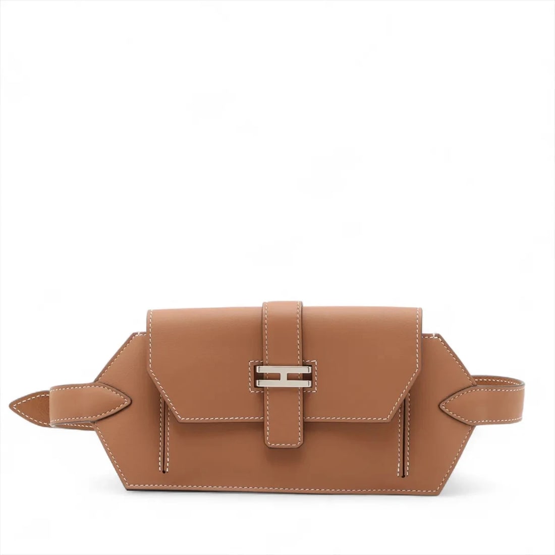 Hermes ELAN POCKET 24 VEAU SWIFT GOLD SILVER: Hermes Elan Pocket 24 Veau Swift Gold Silver Brand: Hermes Type: Waist pouch/Body bag Material: Veau Swift Color: Gold Size: Height:4.3inchLength:9.3inchDepth:0.4inch Accessories: None Acc
