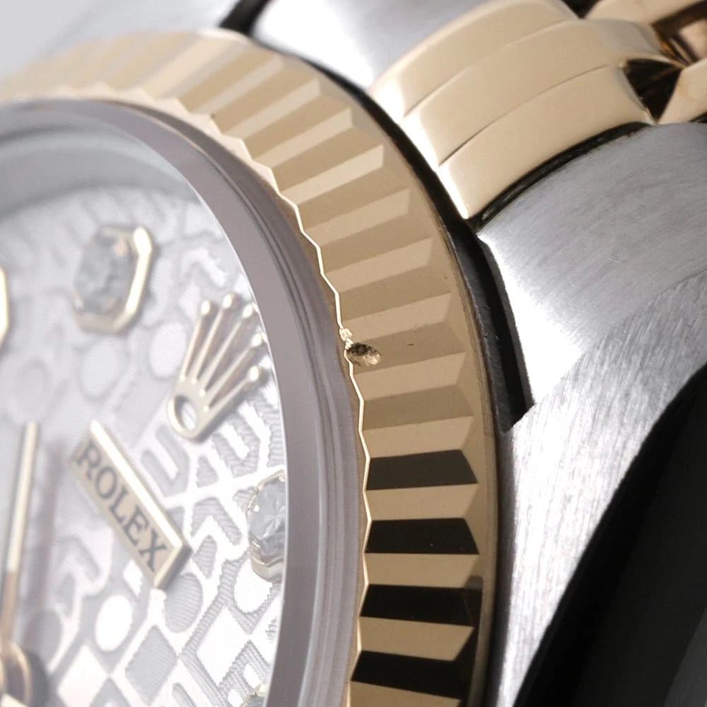 ROLEX DATEJUST DIAMOND SILVER - 5