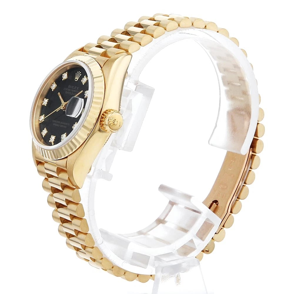 ROLEX DATEJUST DIAMOND BLACK - 2