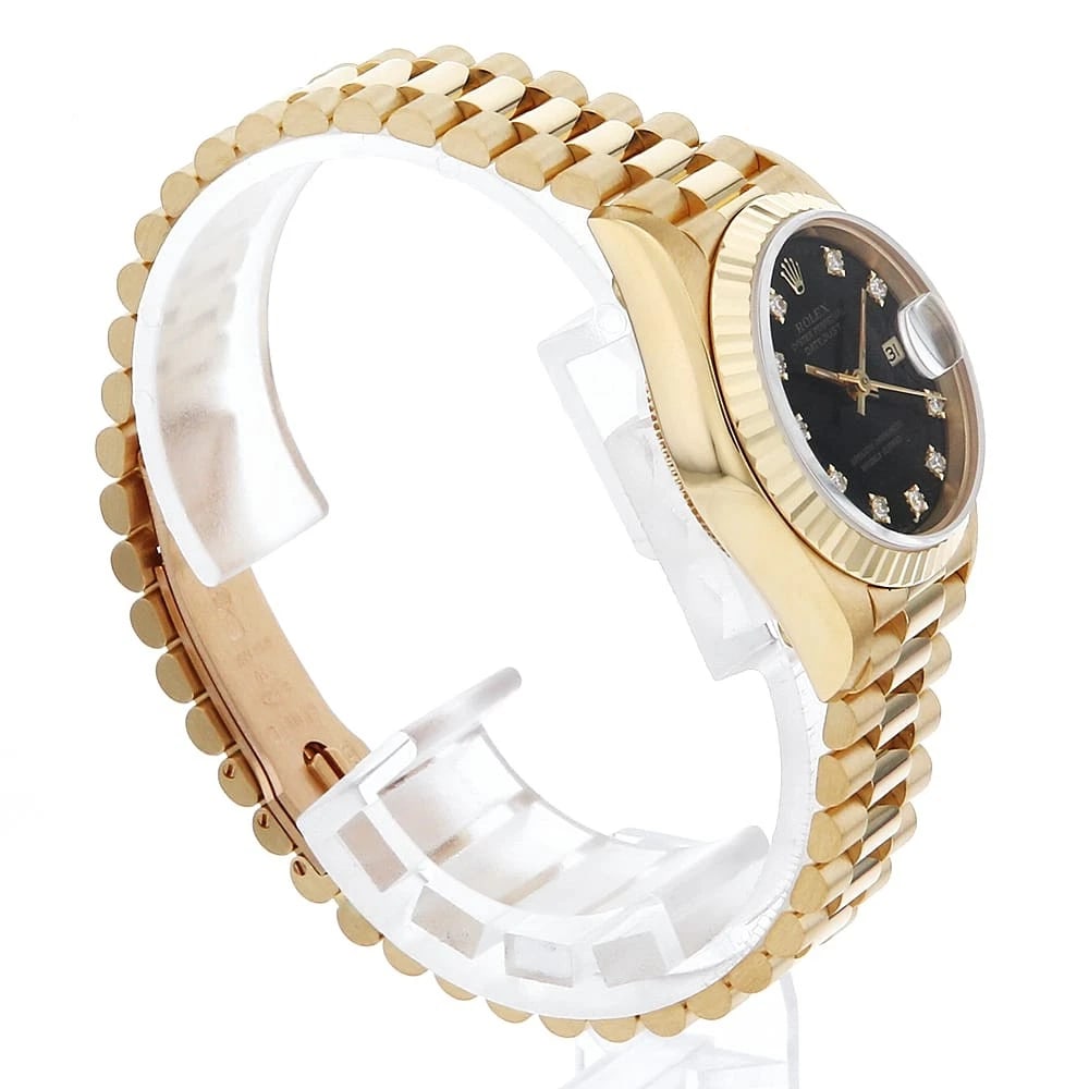 ROLEX DATEJUST DIAMOND BLACK - 3