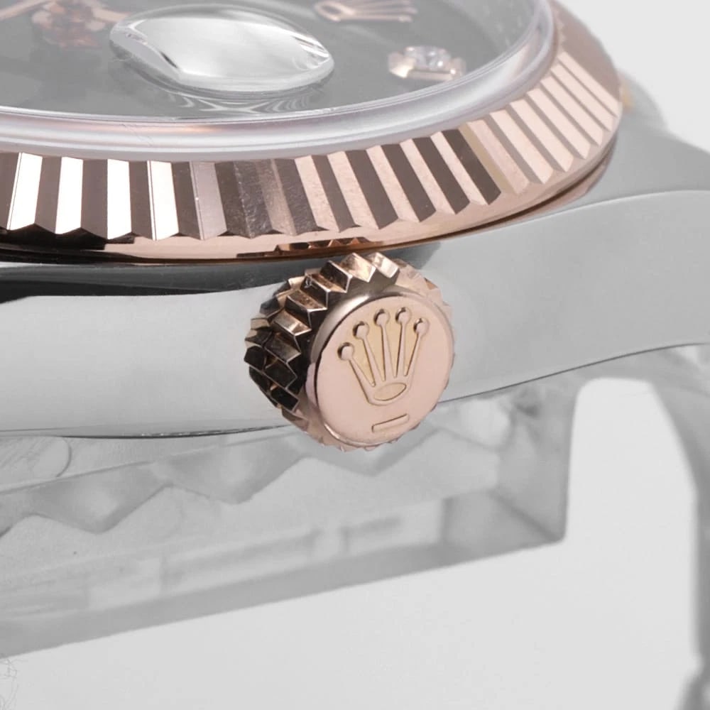 ROLEX DATEJUST DIAMOND BLACK - 5