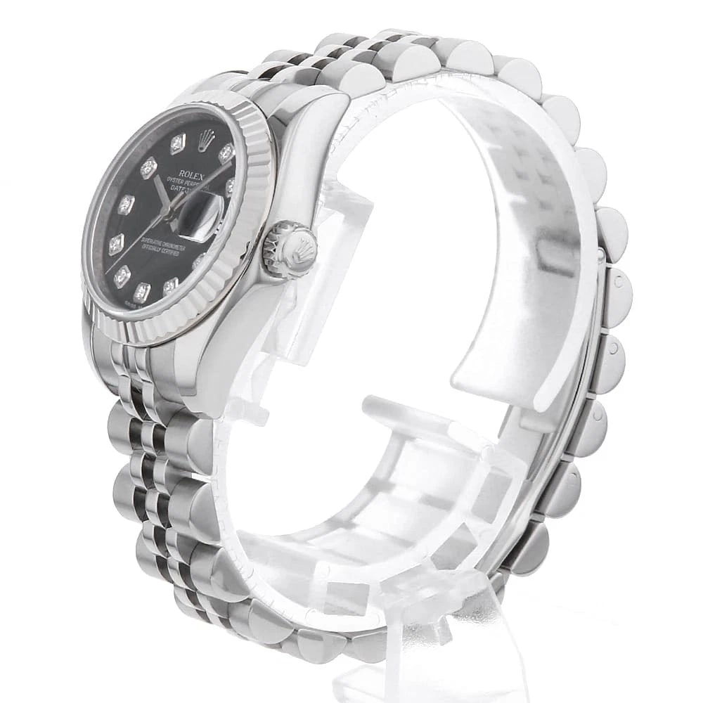 ROLEX DATEJUST DIAMOND BLACK - 2