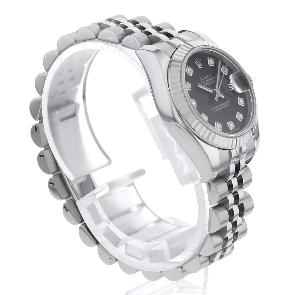 ROLEX DATEJUST DIAMOND BLACK - 3