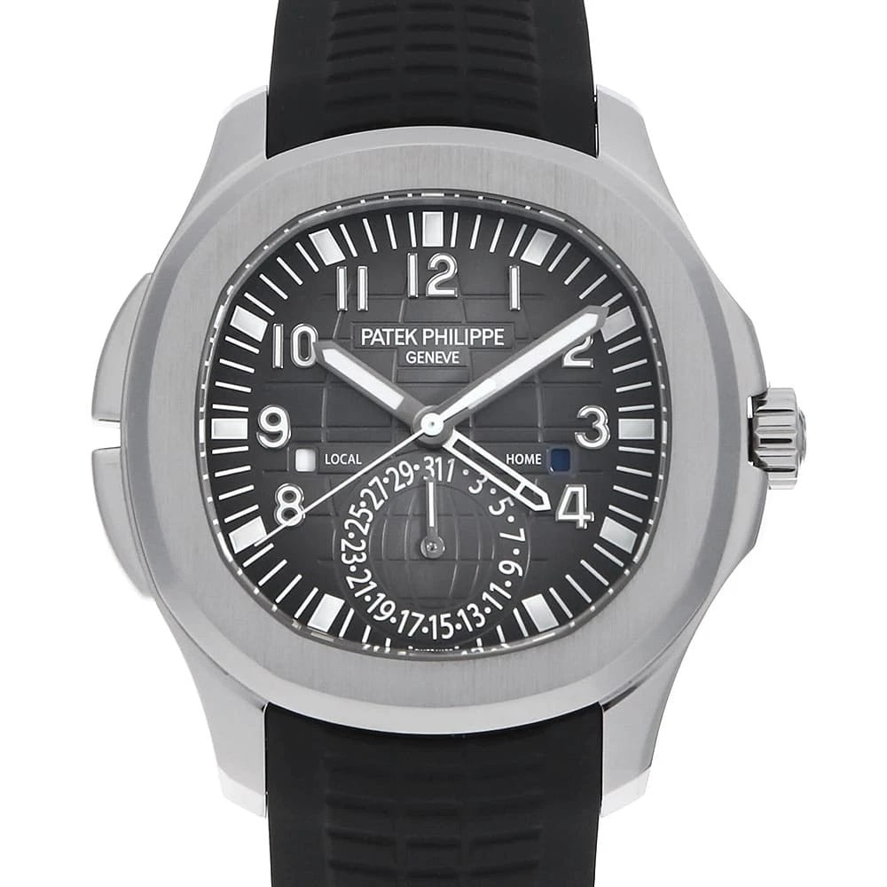 PATEK PHILIPPE AQUANAUT: PATEK PHILIPPE Aquanaut Brand: PATEK PHILIPPE Type: Wrist watch Material: Band Materialrubber, Case MaterialStainless Steel Color: Black Size: Case:W40.8mm Accessories: None Accessories