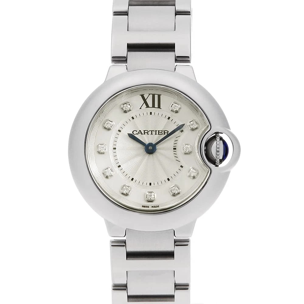 CARTIER BARON BLUE: Cartier Baron blue Brand: Cartier Type: Wrist watch Material: Band MaterialStainless Steel, Case MaterialStainless Steel Color: Silver Size: Case:W28mm Circumference of Wrist:15.5cm 