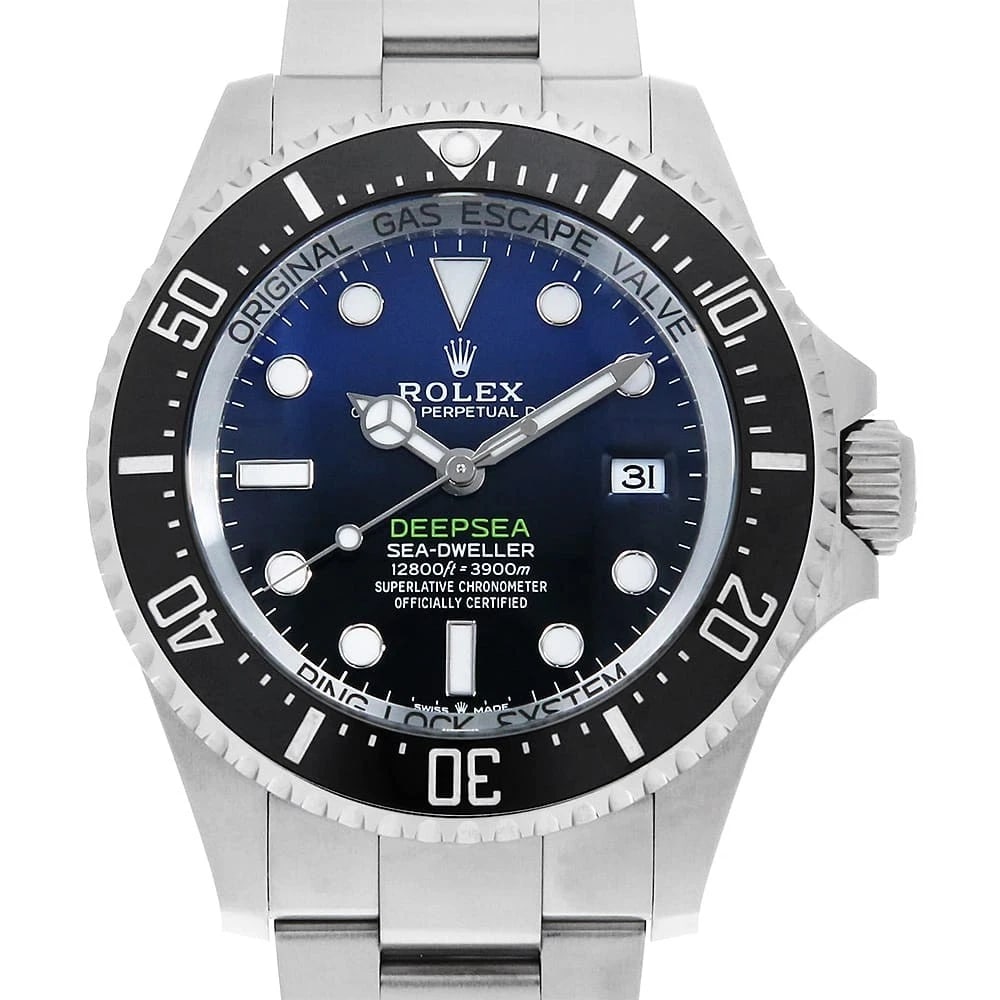 ROLEX DEEP SEA D-BLUE: ROLEX Deep Sea D-BLUE Brand: ROLEX Type: Wrist watch Material: Band MaterialStainless Steel, Case MaterialStainless Steel Color: Blue Size: Case:W44mm Circumference of Wrist:20cm Accessories: