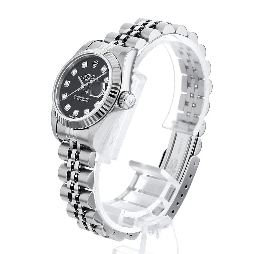ROLEX DATEJUST DIAMOND BLACK - 2