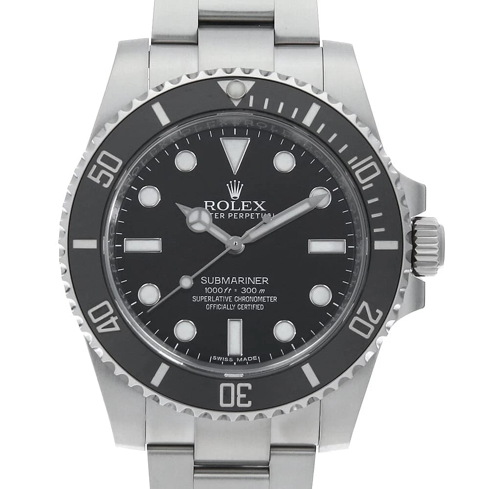 ROLEX SUBMARINER BLACK: ROLEX SUBMARINER black Brand: ROLEX Type: Wrist watch Material: Band MaterialStainless Steel, Case MaterialStainless Steel Color: Black Size: Case:W40mm Circumference of Wrist:21.5cm 