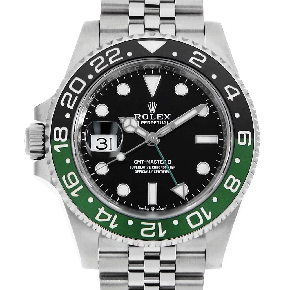ROLEX GMT MASTER BLACK: ROLEX GMT Master black Brand: ROLEX Type: Wrist watch Material: Band MaterialStainless Steel, Case MaterialStainless Steel Color: Black Size: Case:W40mm Circumference of Wrist:19cm 
