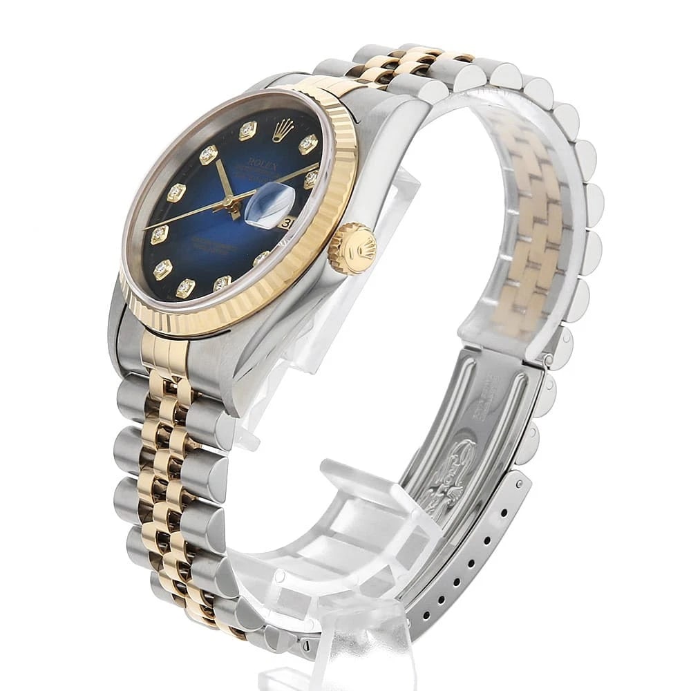 ROLEX DATEJUST DIAMOND BLUE - 2