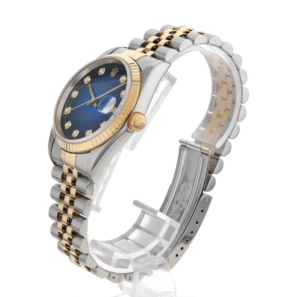 ROLEX DATEJUST DIAMOND BLUE - 2