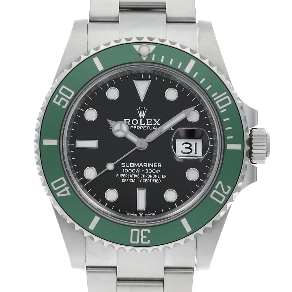 ROLEX SUBMARINER BLACK: ROLEX SUBMARINER black Brand: ROLEX Type: Wrist watch Material: Band MaterialStainless Steel, Case MaterialStainless Steel Color: Black Size: Case:W41mm Circumference of Wrist:20.5cm 