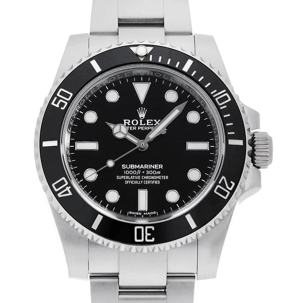 ROLEX SUBMARINER BLACK: ROLEX SUBMARINER black Brand: ROLEX Type: Wrist watch Material: Band MaterialStainless Steel, Case MaterialStainless Steel Color: Black Size: Case:W40mm Circumference of Wrist:21.5cm 