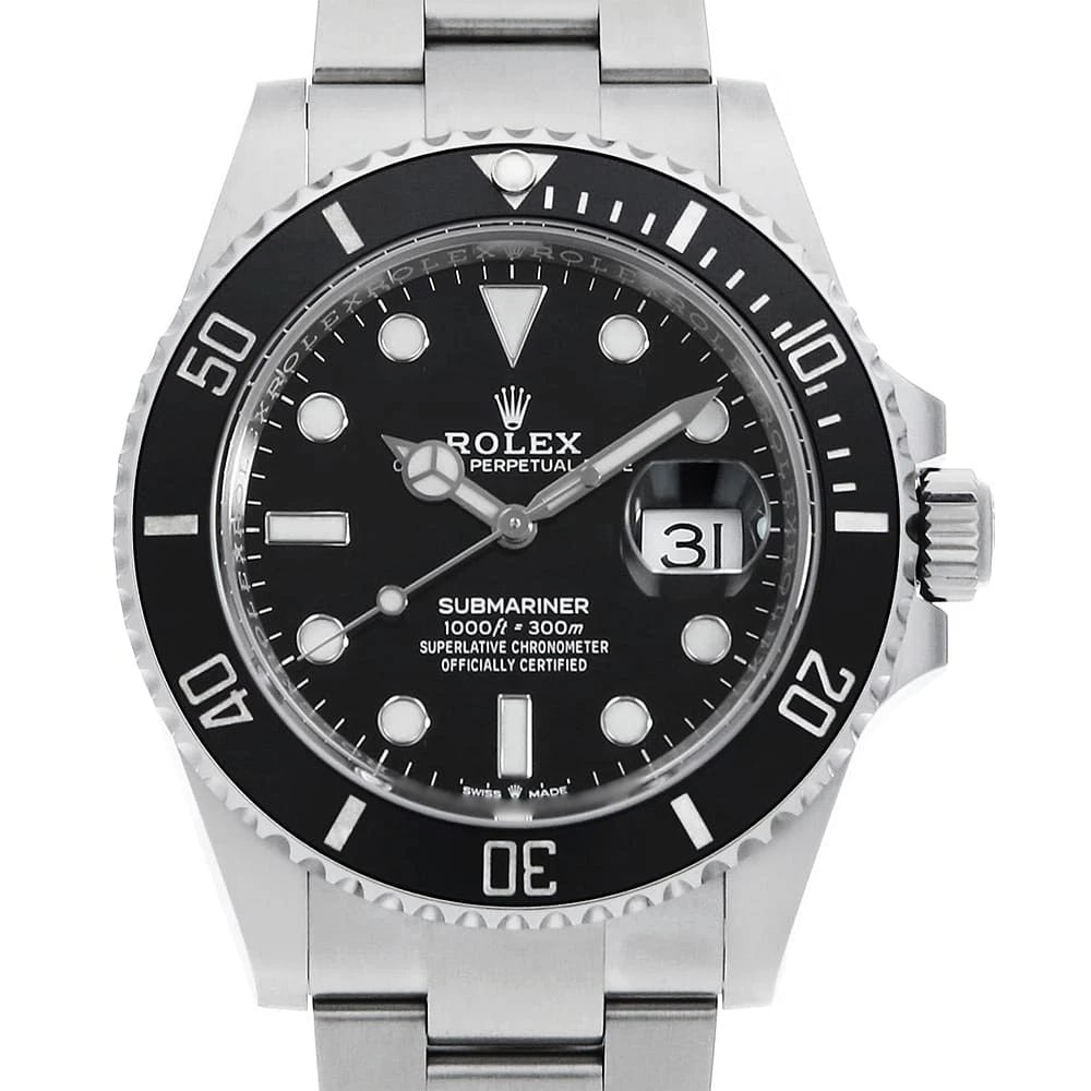ROLEX SUBMARINER BLACK: ROLEX SUBMARINER black Brand: ROLEX Type: Wrist watch Material: Band MaterialStainless Steel, Case MaterialStainless Steel Color: Black Size: Case:W41mm Circumference of Wrist:20.5cm 