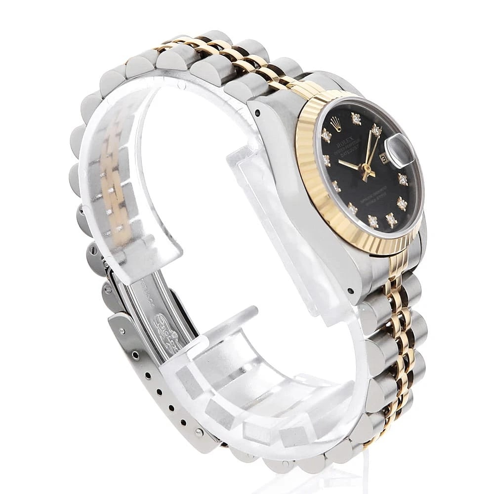 ROLEX DATEJUST DIAMOND BLACK - 3