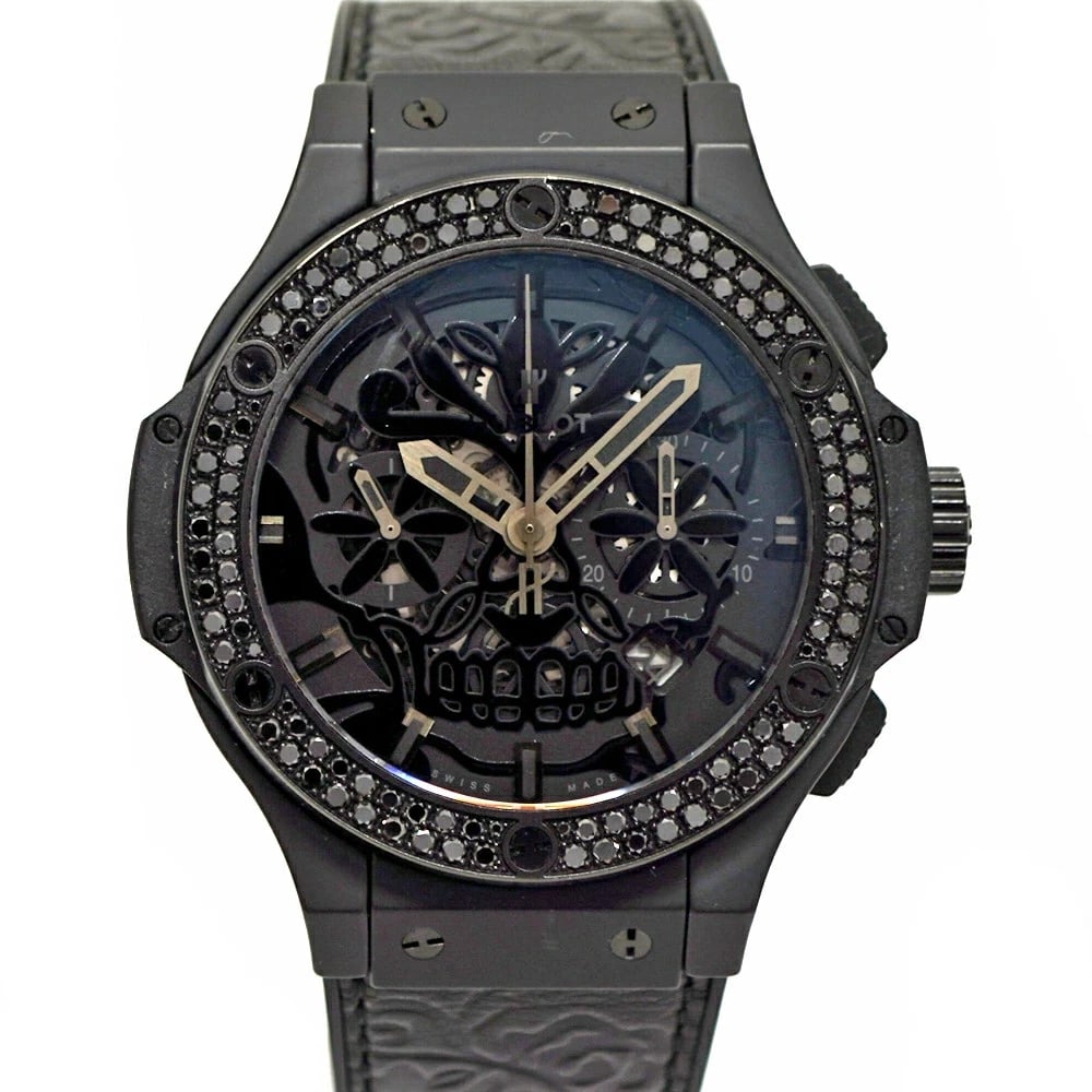 HUBLOT WATCH: HUBLOT Watch Brand: HUBLOT Type: Wristwatch Material: Band MaterialBlack Ceramic, Band MaterialBlack Ceramic, Case MaterialCase MaterialN/A Color: black Size: Wrist Size20.0cm, Case Size44mm 