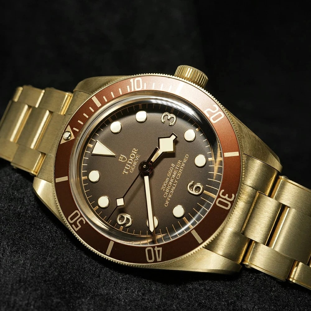 TUDOR BLACK BROWN WATCH - 2