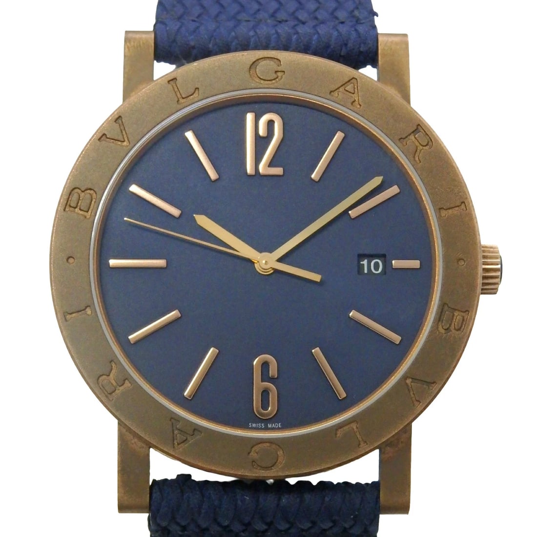 BVLGARI WATCH: BVLGARI Watch Brand: BVLGARI Type: Wristwatch Material: Band MaterialBronze/Rubber, Band MaterialBronze/Rubber, Case MaterialCase MaterialN/A Color: none Size: Wrist Size16-21cm, Case Size41mm