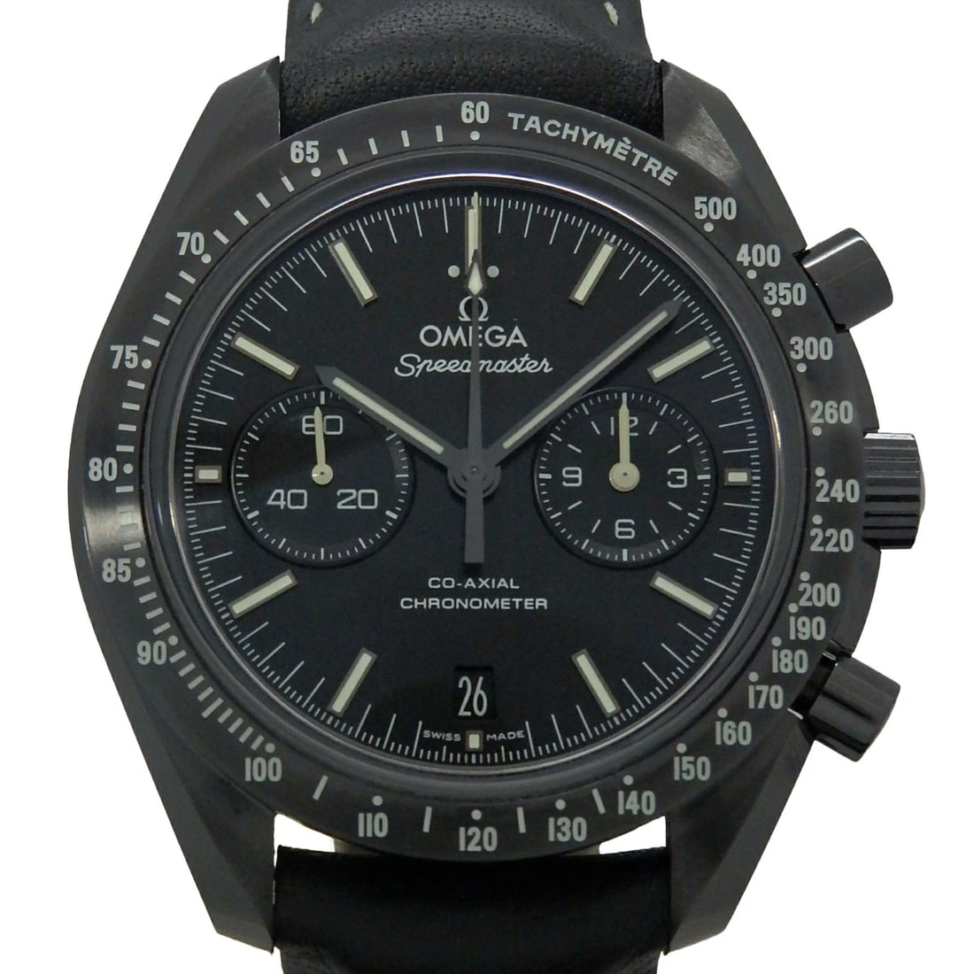 OMEGA WATCH: OMEGA Watch Brand: OMEGA Type: Wristwatch Material: Band MaterialCeramic/Leather, Band MaterialCeramic/Leather, Case MaterialCase MaterialN/A Color: none Size: Wrist Size17-21cm, Case Size44mm