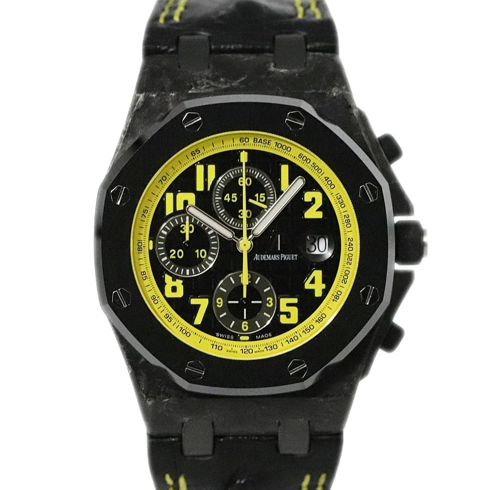 AUDEMARS PIGUET WATCH: AUDEMARS PIGUET Watch Brand: AUDEMARS PIGUET Type: Wristwatch Material: Band MaterialForged Carbon Ceramic, Band MaterialForged Carbon Ceramic, Case MaterialCase MaterialN/A Color: none Size: