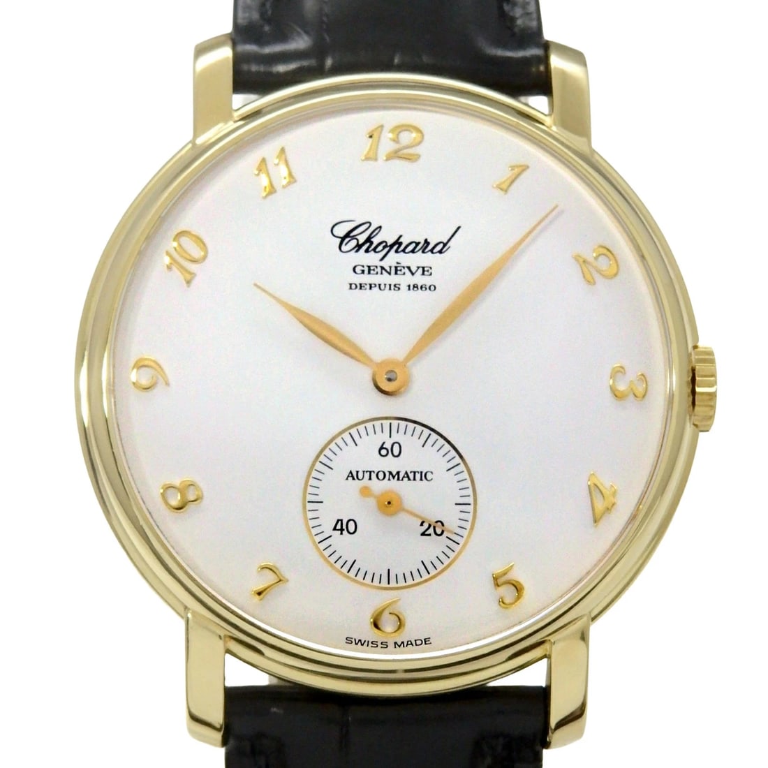 CHOPARD CLASSIC WATCH: CHOPARD Classic Watch Brand: CHOPARD Type: Wristwatch Material: Band MaterialK18Yg/Leather, Band MaterialK18Yg/Leather, Case MaterialCase MaterialN/A Color: none Size: Wrist Size15.5-19cm, Case Si