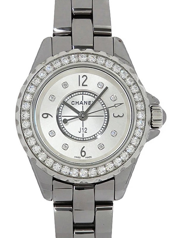 CHANEL J12 CHROMATIC DIAMOND SILVER WATCH: CHANEL J12 Chromatic Diamond silver Watch Brand: CHANEL Type: Wristwatch Material: Band MaterialN/A, Band MaterialN/A, Case MaterialCase MaterialN/A Color: silver Size: Wrist Size16cm, Case