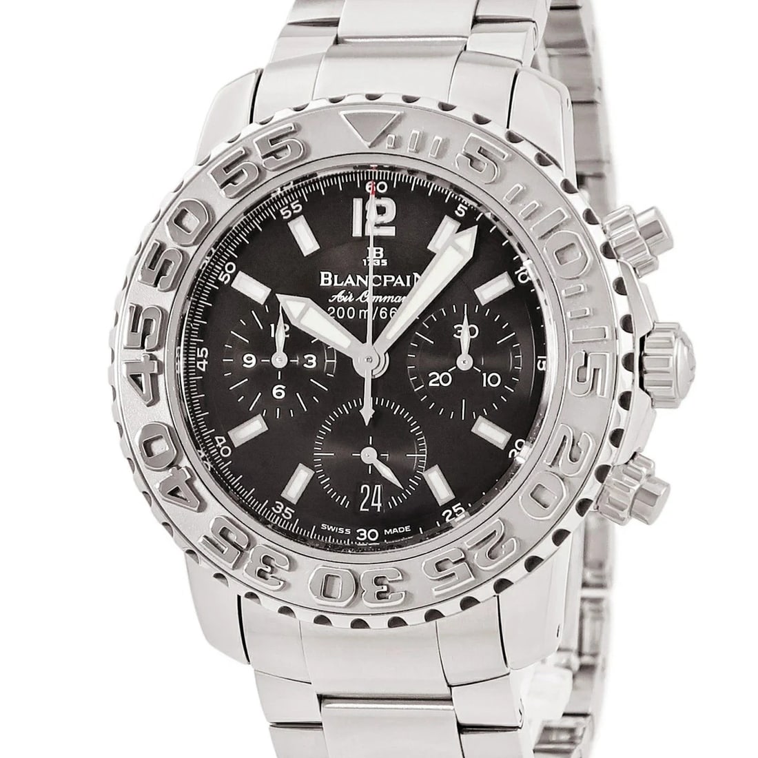 BLANCPAIN TRILOGY AIR COMMAND BLACK WATCH: BLANCPAIN Trilogy Air Command Black Watch Brand: BLANCPAIN Type: Wristwatch Material: Band MaterialN/A, Band MaterialN/A, Case MaterialCase MaterialN/A Color: black Size: Wrist SizeNA, Case