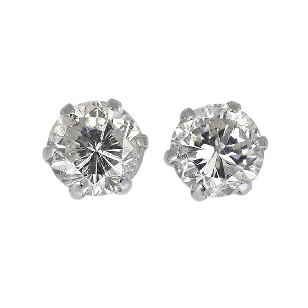 BRAND NEW PT900 LDH DIAMOND EARRINGS: Brand New Pt900 LDH Diamond Earrings Brand: None Type/Style: piercing Material: Metal Purity None, Metal Pt900, Main Stone/Creation Natural Color: None Size: Length/Width/Diameter6.1 