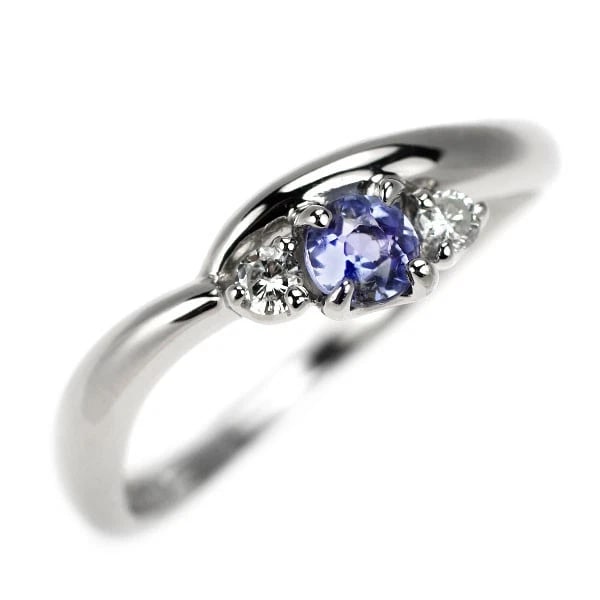 PT900 TANZANITE DIAMOND RING: Pt900 tanzanite diamond ring Brand: None Type/Style: Ring Material: Metal Purity 900, Metal Platinum, Main Stone/Creation tanzanite Color: None Size: 4.75 - 5 US Accessories: None Accessories
