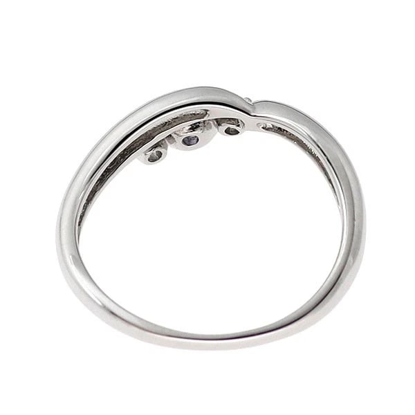 PT900 TANZANITE DIAMOND RING - 2